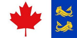 BECC CDN15 Canadian Coast Guard Flag Jack 25MM