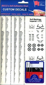 BECC Black Waterline Markings Imperial