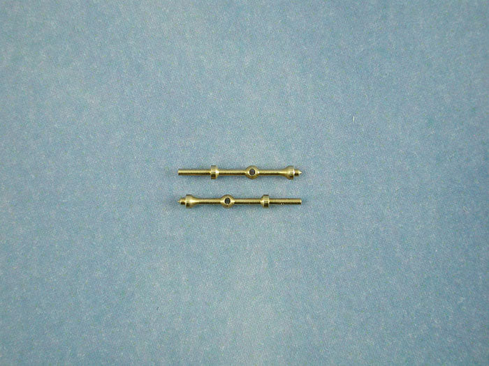 1 Hole Capping Stanchion, Brass (Choice of Sizes)