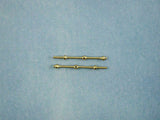1 Hole Capping Stanchion, Brass (Choice of Sizes)