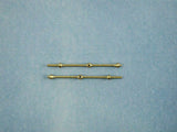 1 Hole Capping Stanchion, Brass (Choice of Sizes)