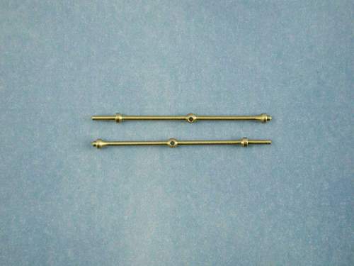 1 Hole Capping Stanchion, Brass 25mm (10)
