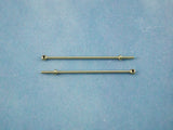 1 Hole Brass Rail Stanchion Ball Type (Choice of Sizes)