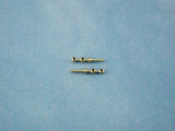 2 Hole Brass Rail Stanchion Ball Type (Choice of Sizes)
