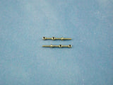 2 Hole Brass Rail Stanchion Ball Type (Choice of Sizes)