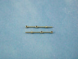 2 Hole Brass Rail Stanchion Ball Type (Choice of Sizes)