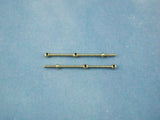 2 Hole Brass Rail Stanchion Ball Type (Choice of Sizes)