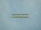 2 Hole Capping Stanchion, Brass (Choice of Sizes)