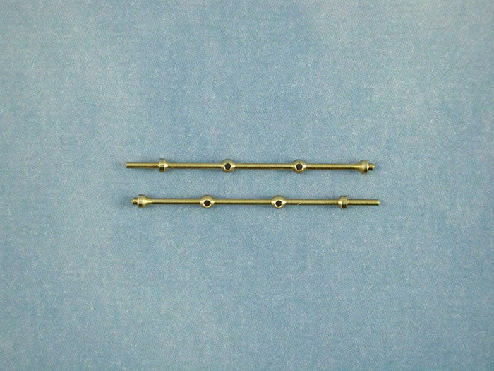2 Hole Capping Stanchion, Brass (Choice of Sizes)