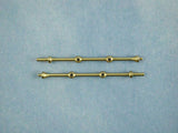 2 Hole Capping Stanchion, Brass (Choice of Sizes)