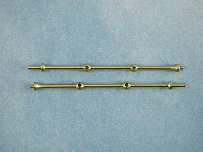 2 Hole Capping Stanchion, Brass (Choice of Sizes)