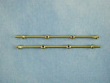 2 Hole Capping Stanchion, Brass (Choice of Sizes)