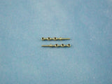 3 Hole Brass Rail Stanchion Ball Type (Choice of Sizes)