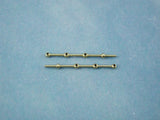 3 Hole Brass Rail Stanchion Ball Type (Choice of Sizes)
