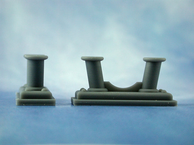 Bollard Angled Webbed 40x19mm (2)