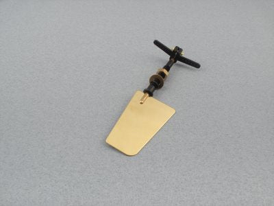 Large Rudder Brass 60x41mm