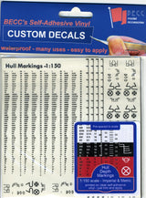 BECC Black Waterline Markings Metric