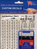 BECC Black Waterline Markings Metric