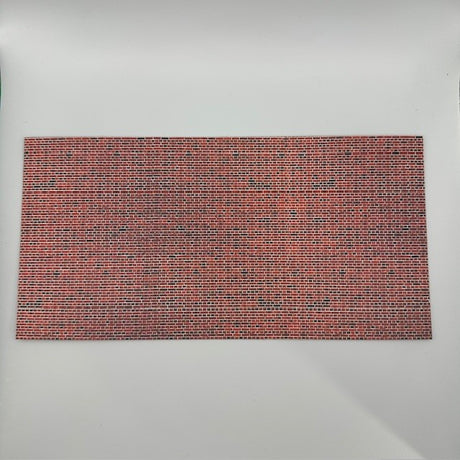 Vollmer 46042 Red brick embossed card sheet image 0