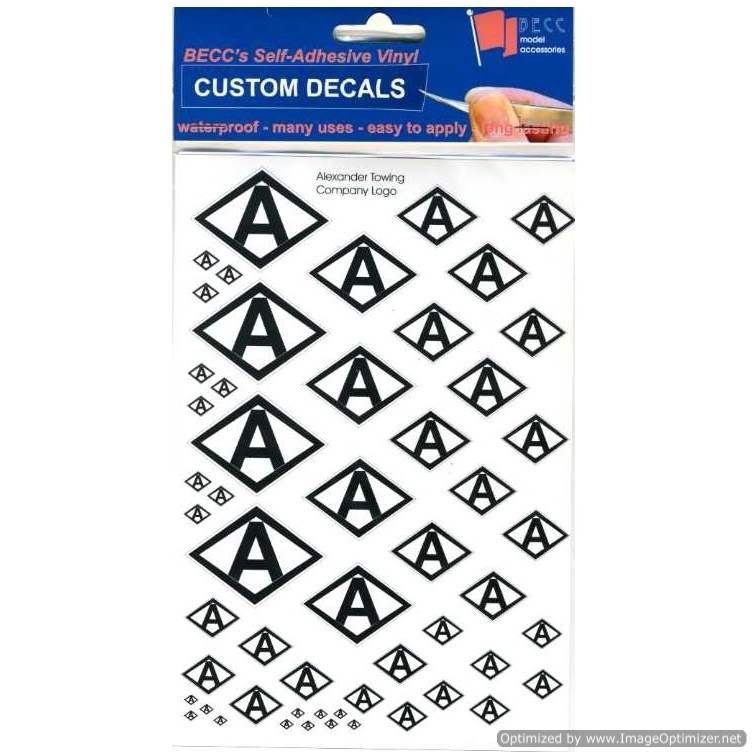 BECC Alexander Towing Logo Decal Multipack