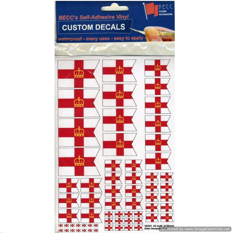 BECC Elder Dempster Decal Multipack