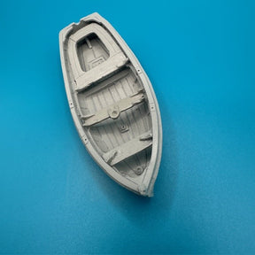 17ft Dinghy Clinker Transom Stern 89mm 1:60 Scale image 0