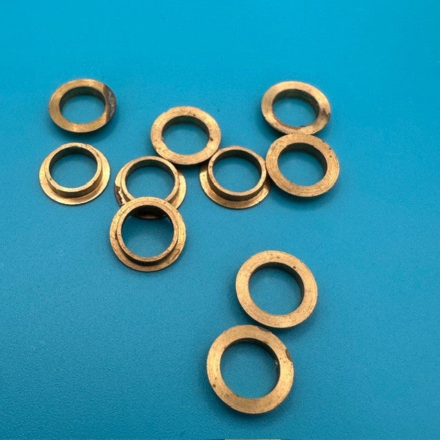 Flanged Brass Porthole ( Not Glazed)  9mm OD - 6mm ID image 0