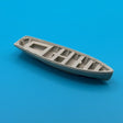 32ft Longboat Clinker Transom Stern 75mm 1:128 Scale image 0
