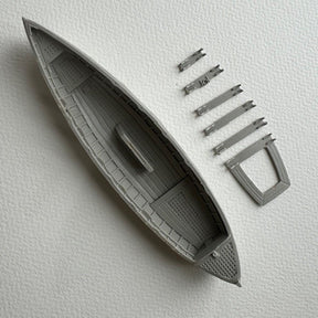 27ft Royal Navy Whaler Clinker 115mm 1:72 Scale image 0