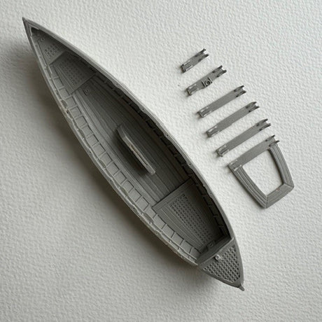 27ft Royal Navy Whaler Clinker 115mm 1:72 Scale image 0