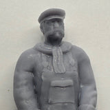 Fisherman standing holding rope 1/24 Scale 75mm image 1