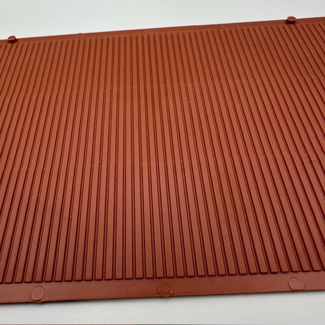 Auhagen 52432 HO Troughed sheeting reddish brown image 1