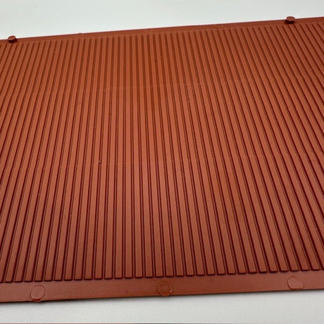 Auhagen 52432 HO Troughed sheeting reddish brown image 1