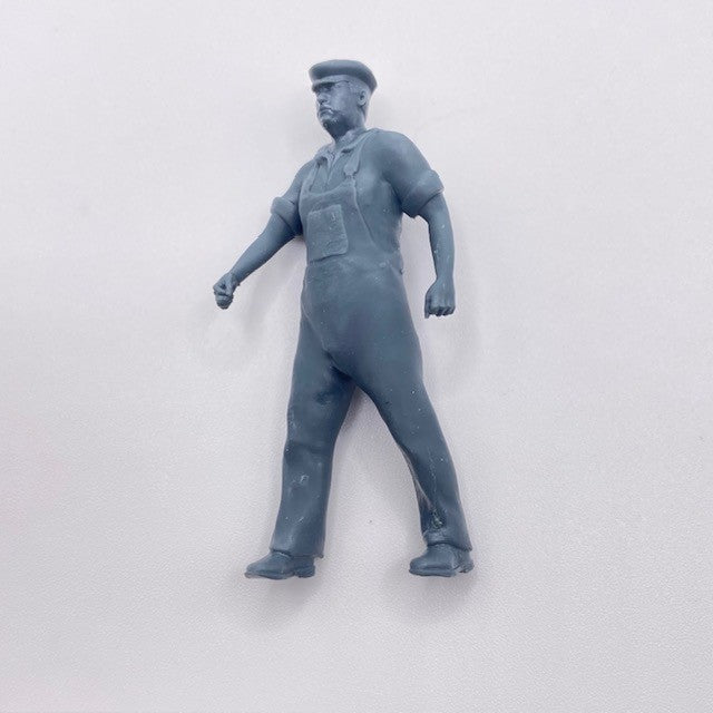 Fisherman walking 1/48 Scale 37mm image 0