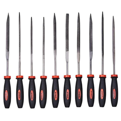 Amtech E1650 10 Piece 140mm (5.5") needle file set image 1