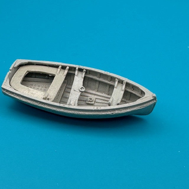 14ft Dinghy Clinker Transom Stern 60mm 1:72 Scale image 0