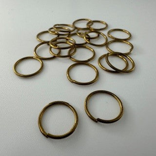 Brass Rings 12MM (20 in Pack) image 0