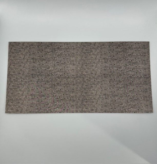 Vollmer 47360 Cobblestone embossed card sheet image 0