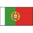 The national flag of Portugal, featuring a vertical green and white band on the left and a red field on the right, with the Portuguese coat of arms in the center.