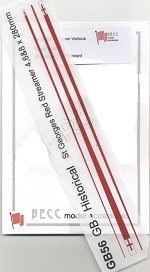 BECC GB56 St Georges Red Pennant