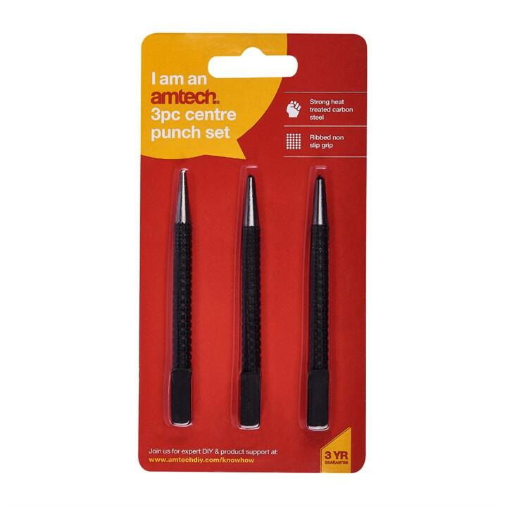 Amtech H0900 3 Piece centre punch set