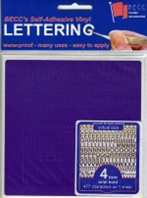 BECC Purple Letters & Numbers Pack