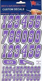 BECC Multi Coloured Number Pack Purple