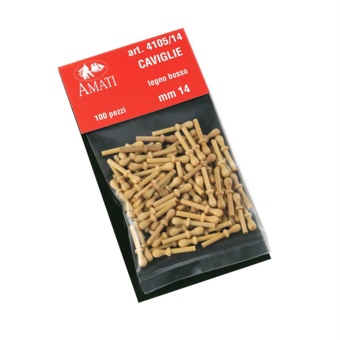 Belaying Pin Boxwood 14mm (10)