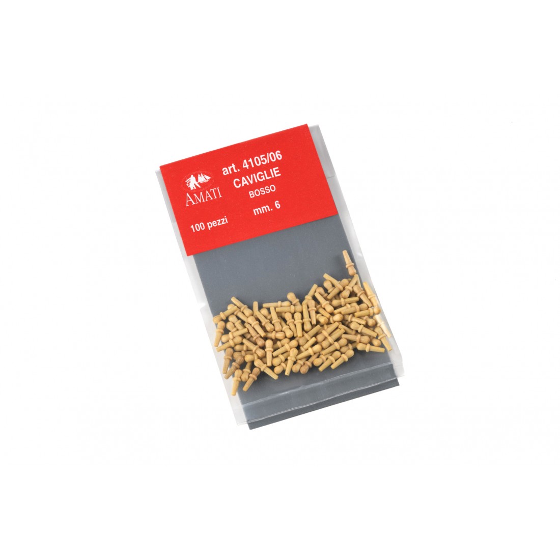 Belaying Pin Boxwood 6mm (10)