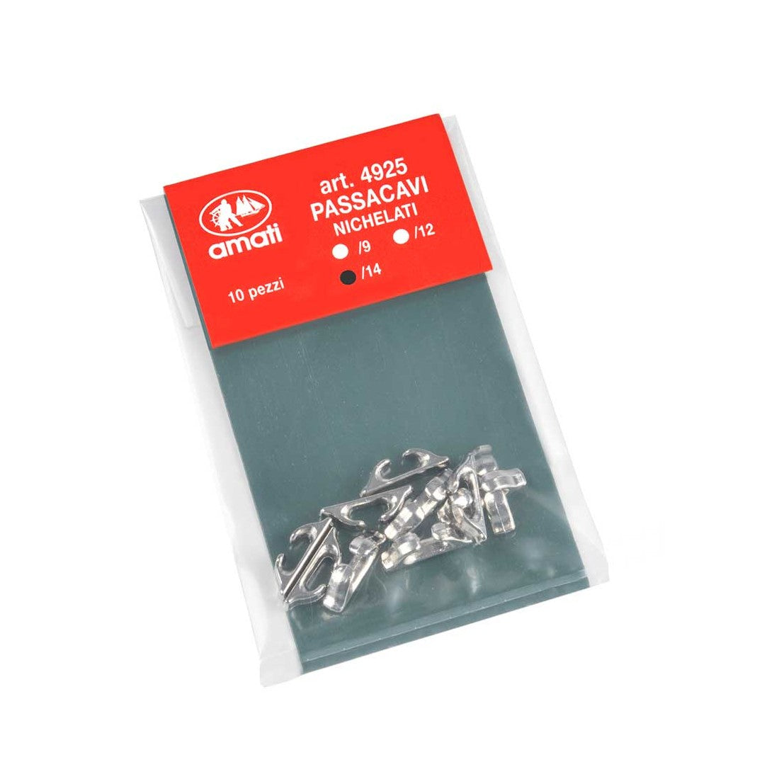 Fairlead Nickel plated Metal 14mm