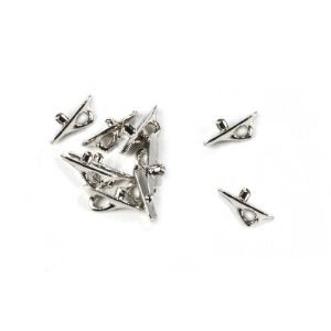 Cleat Nickel Plated with Hole 9mm