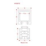 Gunport Surround With Port 13x13mm (10)