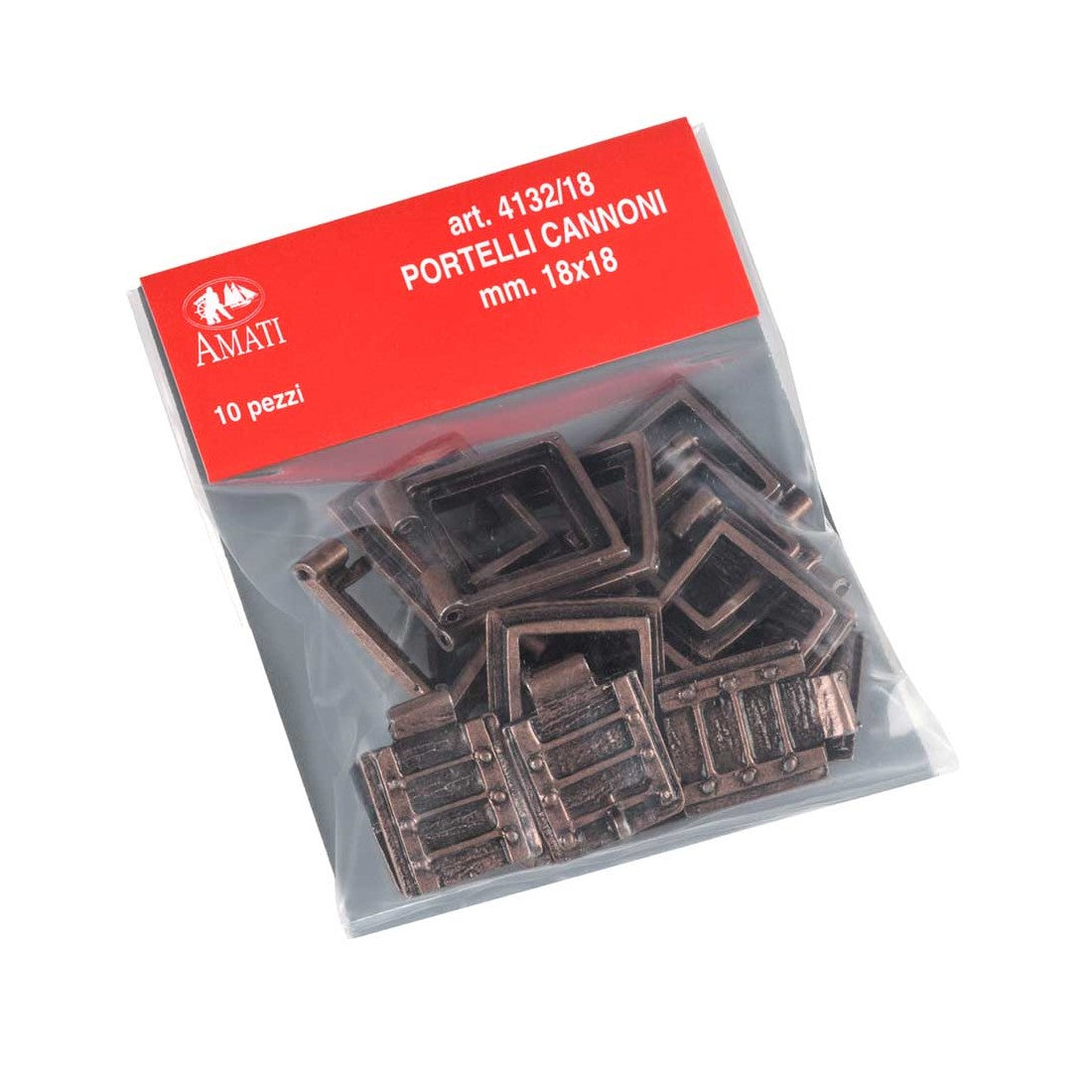 Gunport Surround With Port 18x18mm (10)