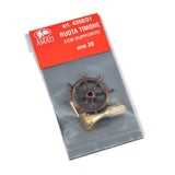 Ships Wheel on Brass Stand 30mm